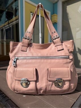 Marc Jacobs Stella Blush Pink Leather Shoulder Bag
